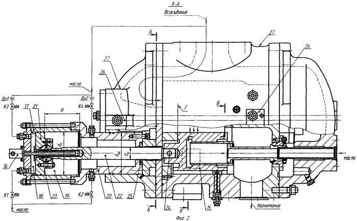 Винтовой компрессор (патент 2446314)