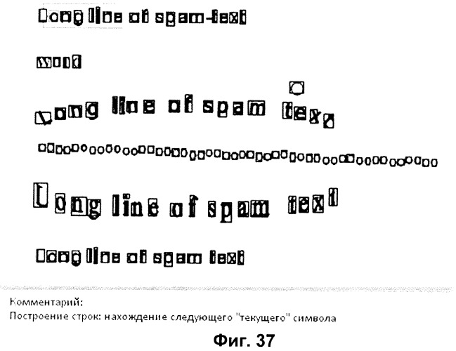 Способ обнаружения текста в растровом изображении (варианты) и способ выявления спама, содержащего растровые изображения (патент 2363047)