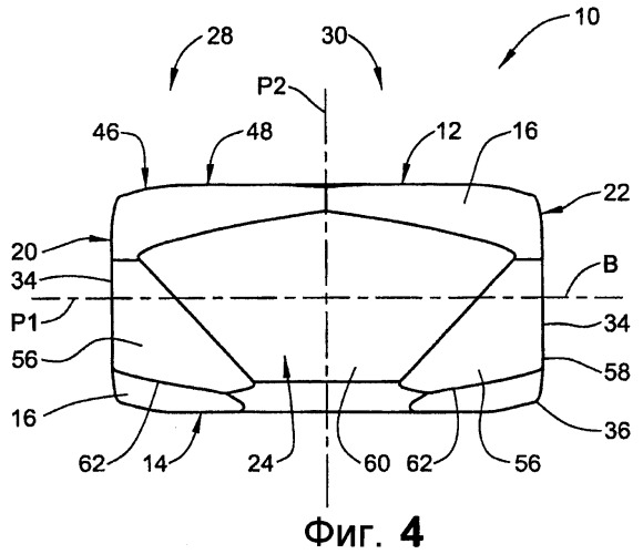 Тангенциальная режущая пластина (патент 2470744)