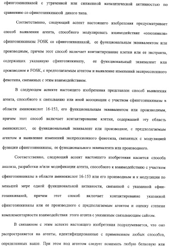 Сфингозинкиназа (варианты), нуклеиновая кислота, ее кодирующая (варианты), и их применение (патент 2326945)
