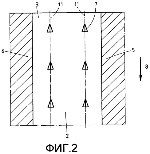 Кристаллизатор для непрерывной разливки с каналом для охлаждающего средства (патент 2414986)