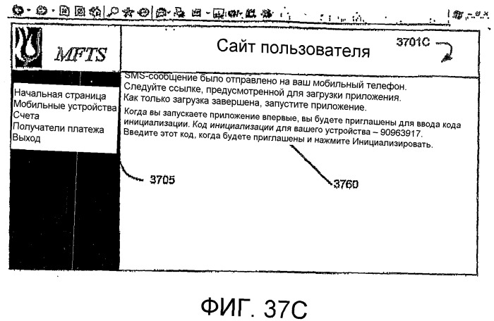 Способы и системы для финансовых транзакций в среде мобильной связи (патент 2520410)