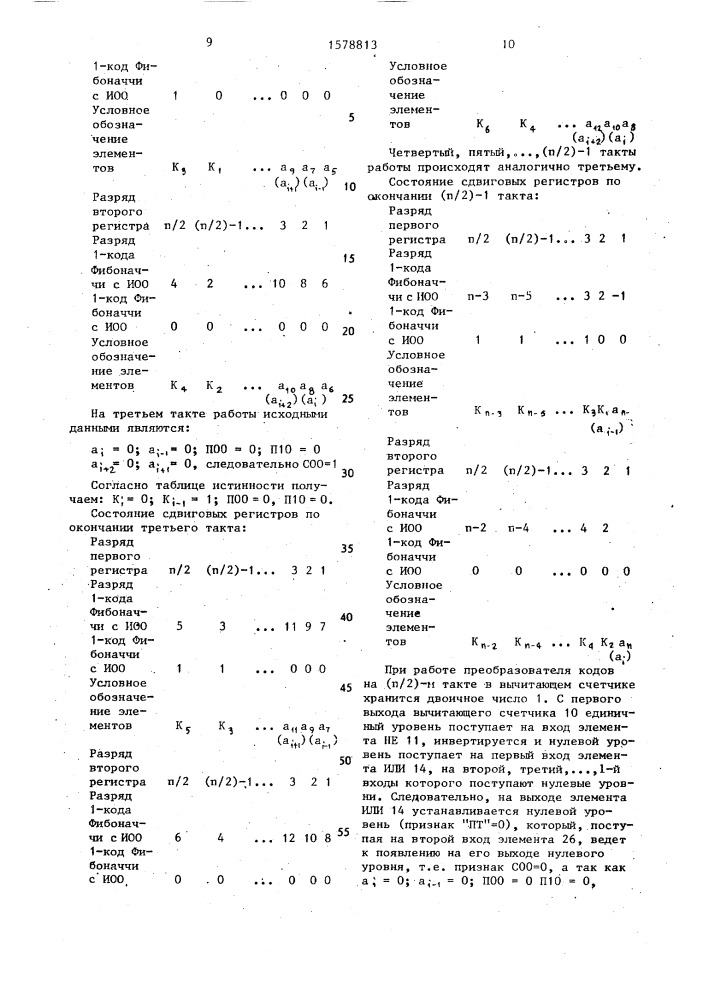 Преобразователь кодов (патент 1578813)