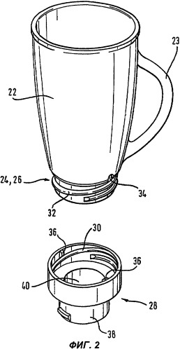 Узел чаши для блендера (патент 2335225)