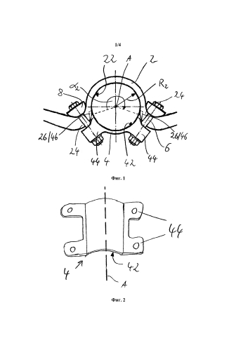 Стыковочный узел оси (патент 2592196)