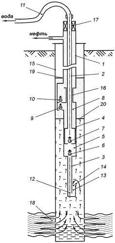 Скважинная штанговая насосная установка (патент 2287719)
