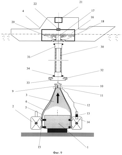 Способ транспортировки негабаритных подводных объектов и комплекс для его реализации (патент 2500569)