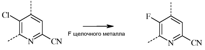 Способ получения 4-амино-5-фтор-3-галоген-6-(замещенных)пиколинатов (патент 2542985)