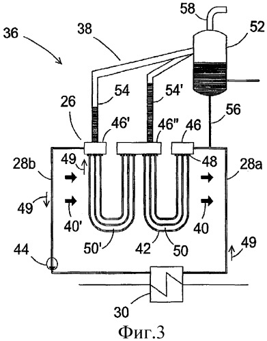 Способ и устройство для защиты теплообменника и паровой котел, снабженный устройством для защиты теплообменника (патент 2354885)