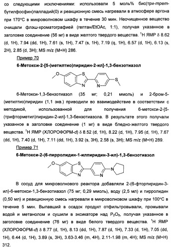 Новые гетероарил-замещенные бензотиазолы (патент 2448106)