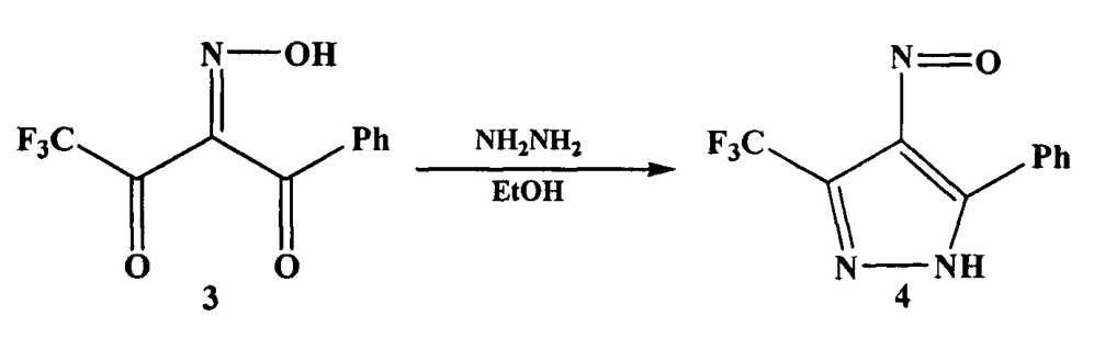 Способ получения 5-фенил-3-(трифторметил)-1н-пиразол-4-амина (патент 2642924)