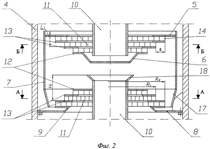 Тепломассообменная вихревая колонна (патент 2466767)
