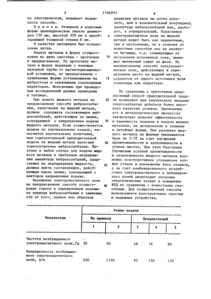 Способ заливки расплава (патент 1166892)