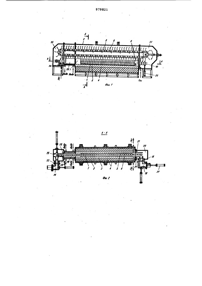 Электропечь сопротивления с подвесным конвейером (патент 979821)