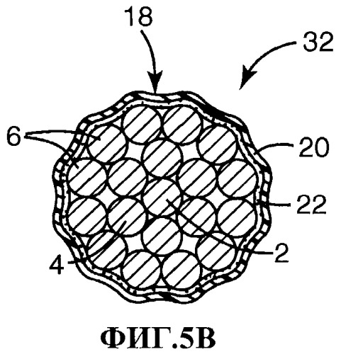 Многожильный скрученный кабель, способ его изготовления и его применение (патент 2447526)