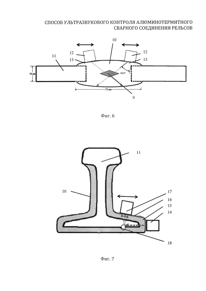Способ ультразвукового контроля алюминотермитного сварного соединения рельсов (патент 2643866)