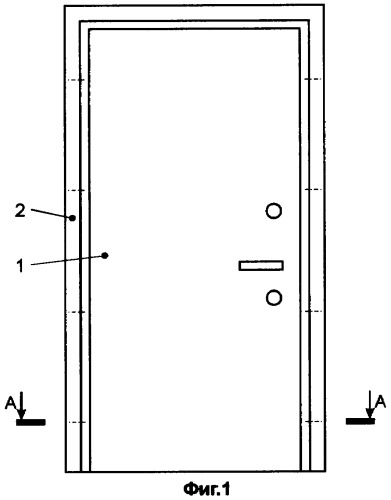 Способ установки металлической двери (патент 2324043)