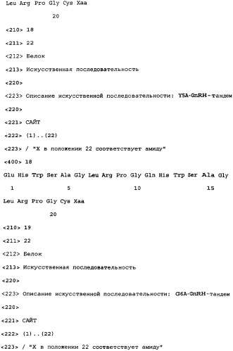 Пептиды gnrh-i и пептиды gnrh-ii (патент 2348648)