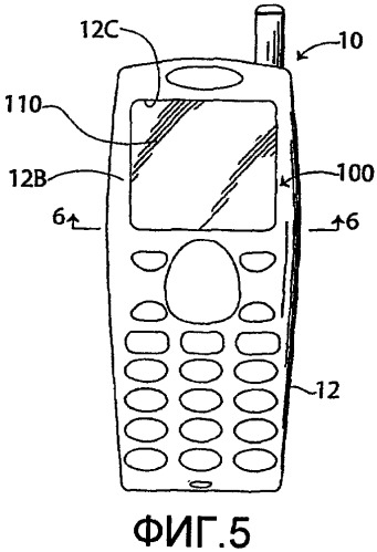Узлы покрытия экранного окна и электронные устройства и способы их использования (патент 2419239)