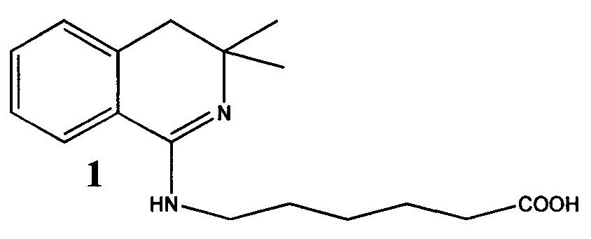 6-(3,3- диметил-3,4-дигидроизохинолин-1-ил) аминогексановая кислота и фармацевтическая композиция на ёе основе, обладающие анальгетической активностью (патент 2648445)