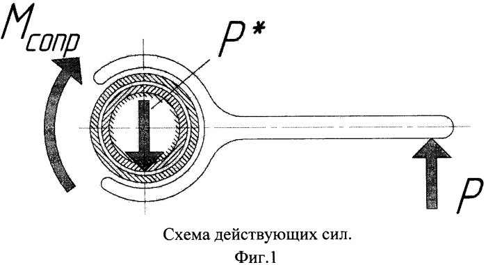 Ключ трубный схема