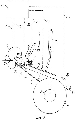 Способ и устройство для намотки металлических полос на оправку (патент 2391167)