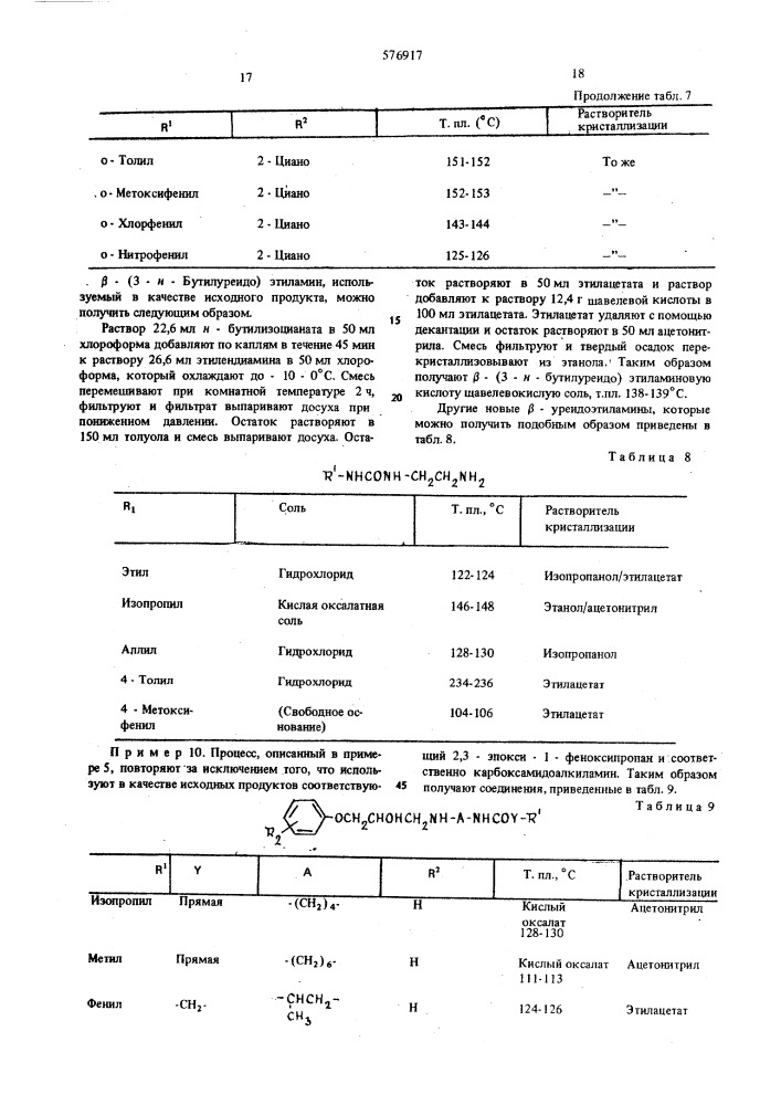 Способ получения производных алканоламина, их солей, рацематов или оптически -активных антиподов (патент 576917)