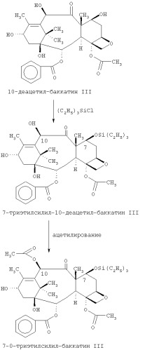 Способ получения паклитаксела (патент 2326876)