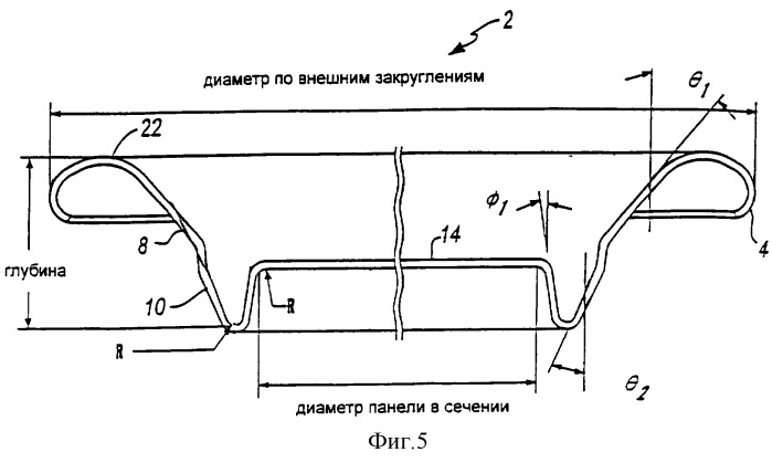 Металлическая крышка банки для напитков (патент 2299843)