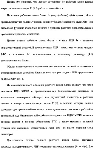 Поршневой двигатель внутреннего сгорания с храповым валом и челночным механизмом возврата основных поршней в исходное положение (пдвсхвчм) (патент 2369758)