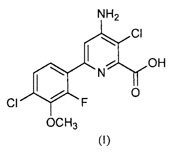 Гербицидные композиции, содержащие 4-амино-3-хлор-6-(4-хлор-2-фтор-3-метоксифенил)пиридин-2-карбоновую кислоту или ее производное и флуфенацет (патент 2650541)