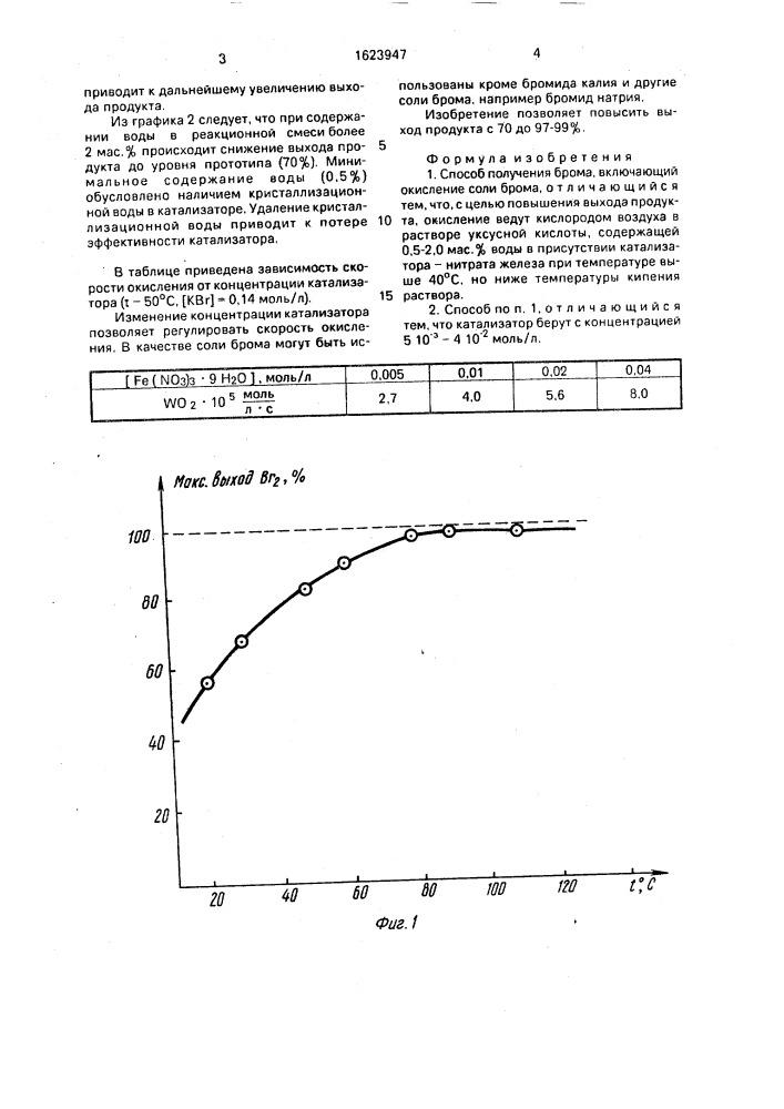 Способ получения брома (патент 1623947)