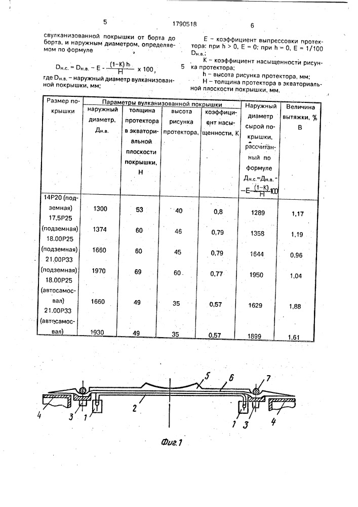 Способ изготовления покрышек пневматических шин (патент 1790518)