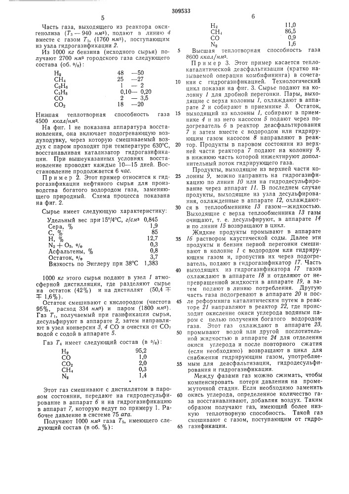 Способ гидрогенизации нефтяной фракции (патент 309533)