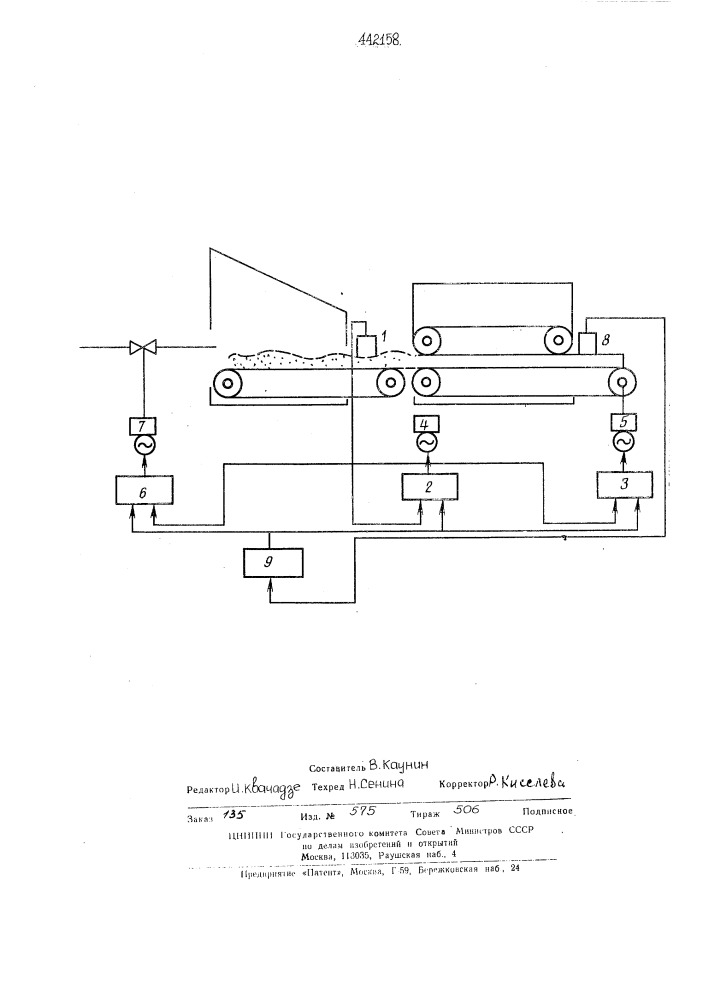 Установка для производства теплоизоляционных изделий (патент 442158)