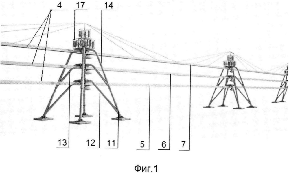 Скоростная автономная транспортная система подвесного типа "страус" шумовского (патент 2656742)