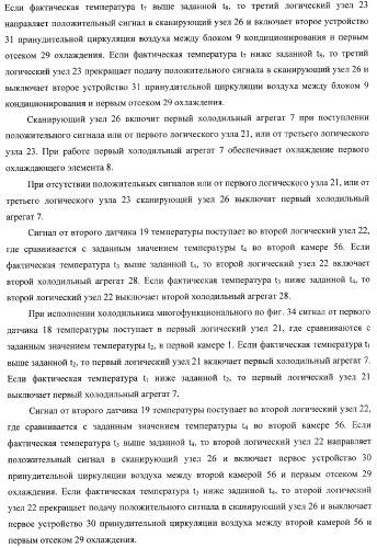 Холодильник многофункциональный (два варианта) и способ охлаждения в камере холодильника многофункционального (четыре варианта) (патент 2376536)