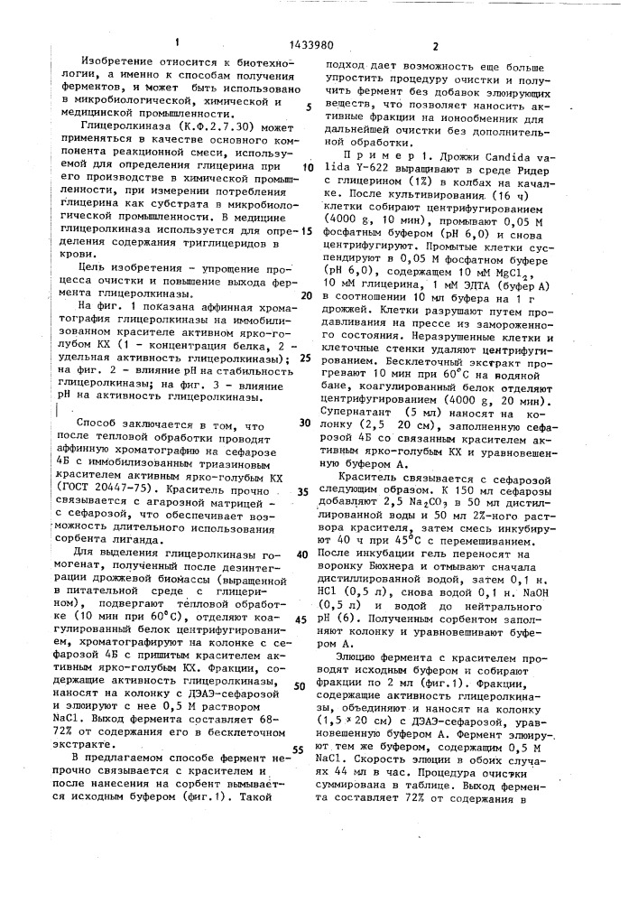 Способ получения глицеролкиназы (патент 1433980)