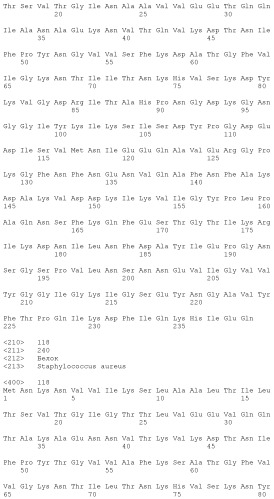 Композиции для иммунизации против staphylococcus aureus (патент 2508126)
