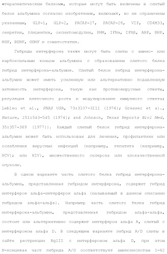 Слитые белки альбумина (патент 2369404)