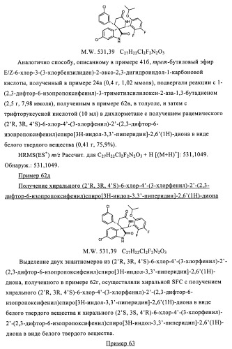 Производные спироиндолинона (патент 2435771)