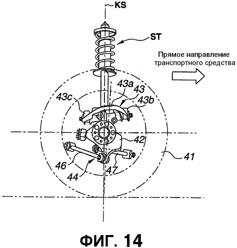 Моторное транспортное средство и способ управления выполнением руления для управляемого колеса (патент 2555902)