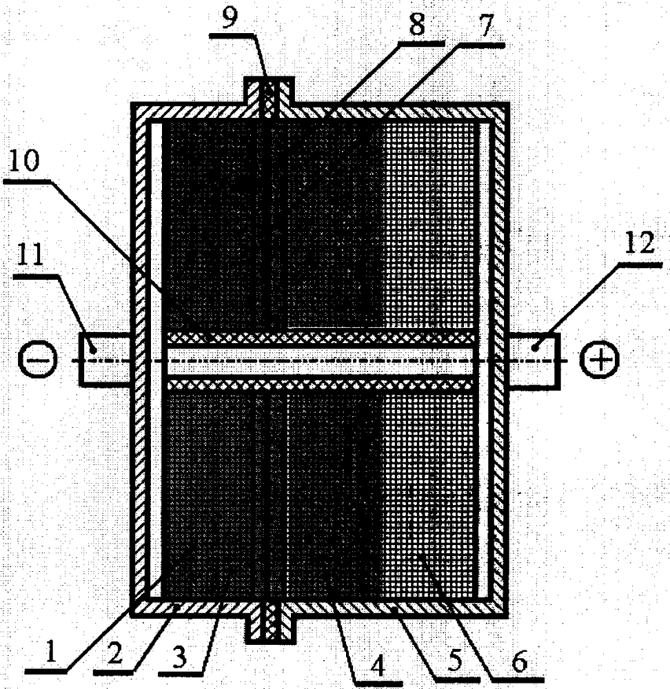 Химический источник тока с реакционно формирующимся электролитом (патент 2648244)
