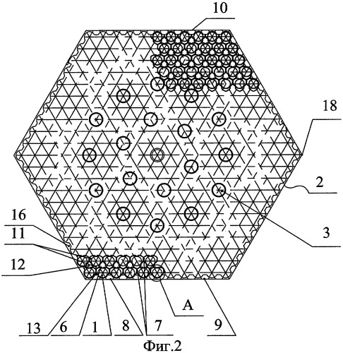 Тепловыделяющая сборка ядерного реактора (патент 2317600)