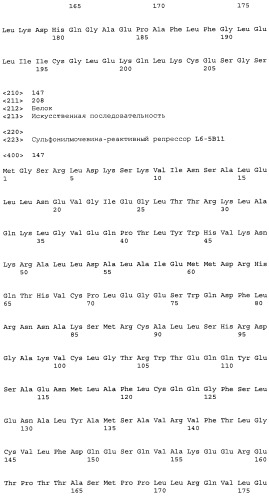 Сульфонилмочевина-реактивные репрессорные белки (патент 2532854)
