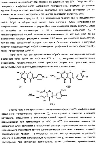 Изофлавоновые производные текторигенина, их получение и антивирусное средство, содержащее эти производные в качестве активного ингредиента (патент 2332410)