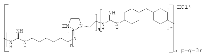 Полимеры или олигомерные активные агенты, обладающие биоцидным эффектом, способ их получения и композиция, содержащая полимерный или олигомерный активный агент (патент 2561606)