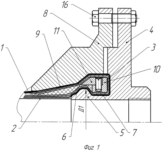 Резинокордный патрубок высокого давления (патент 2534200)