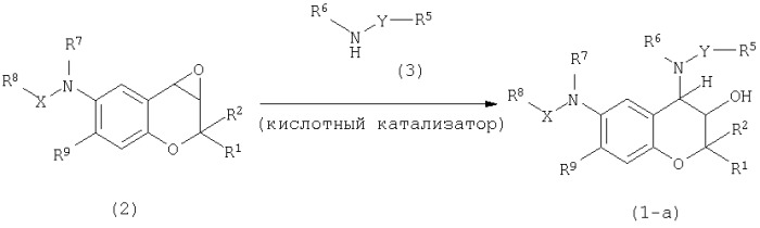 Производные 4-аминобензопирана (патент 2288226)