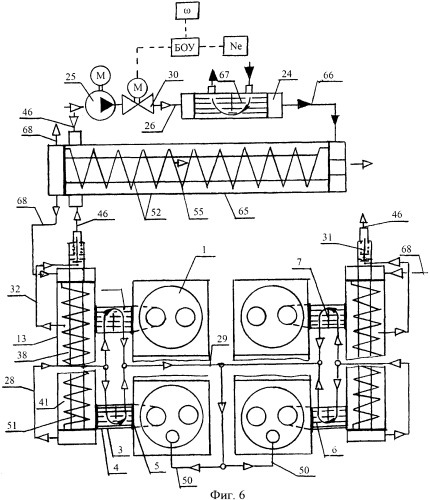 Устройство парогенератора комбинированного поршневого двигателя внутреннего сгорания (варианты) (патент 2458240)
